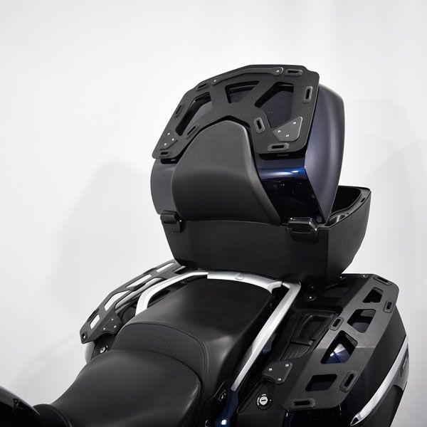Portapacchi per bauletto BMW K 1600 GT /R 1250 RT /R 1200 RT, alluminio, nero