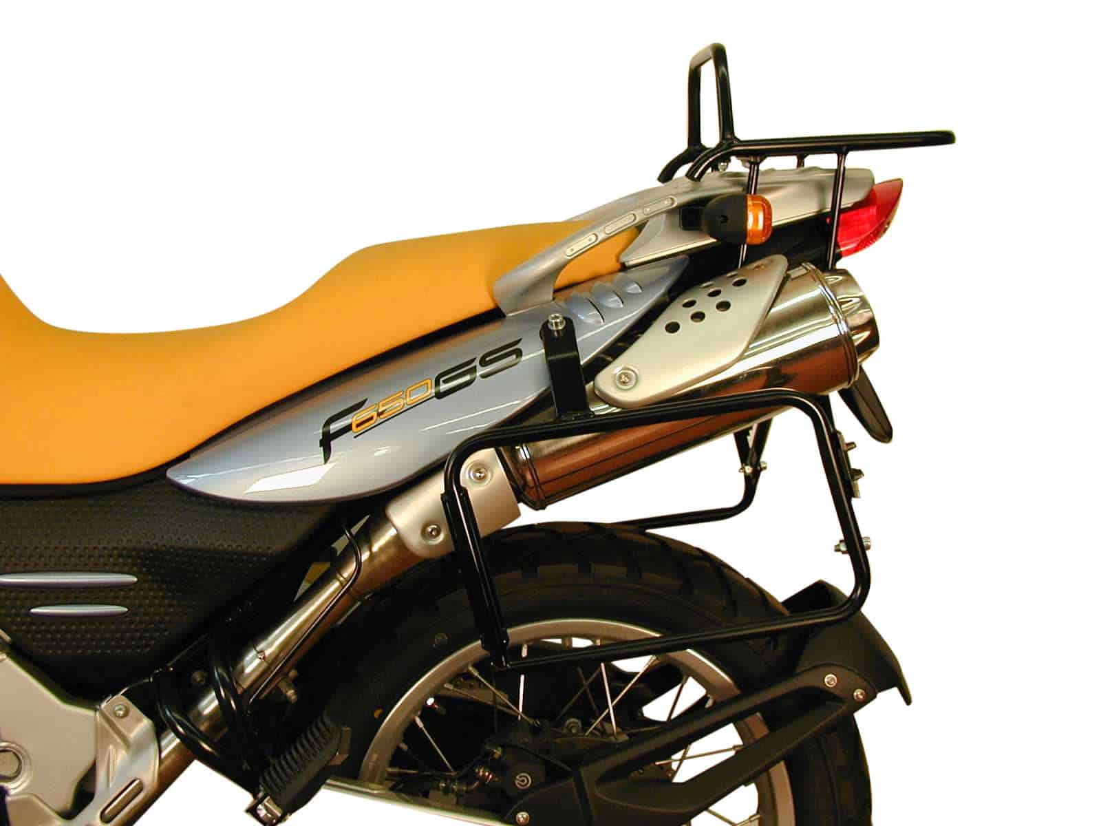 Portavaligie laterale argento per BMW F 650 GS Dakar (00-03)/F 650 GS (01-03)/G 650 GS (09-16)