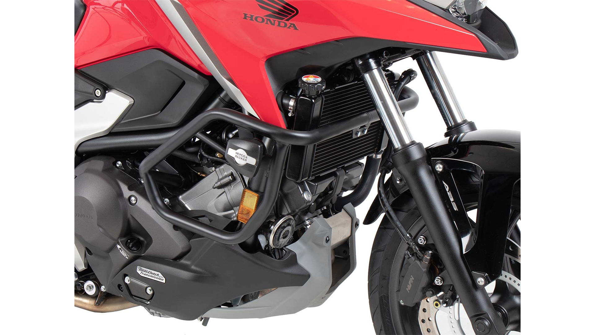 Protezione motore incl. cuscinetto di protezione nero per Honda NC 750 X /DCT (21-) Hepco & Becker
