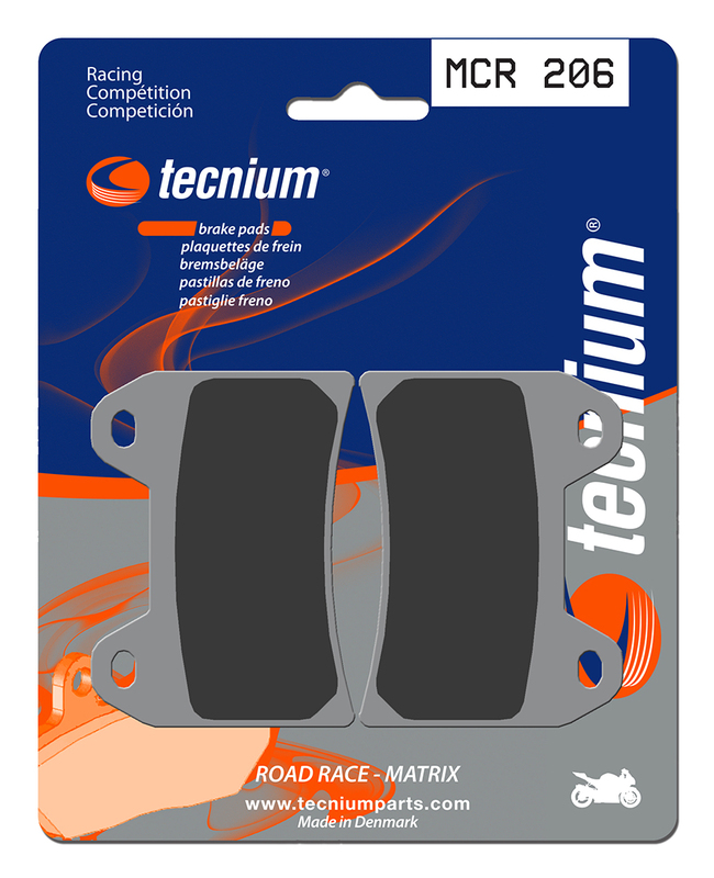Pastiglie freno Tecnium Racing in carbonio sinterizzato - MCR206