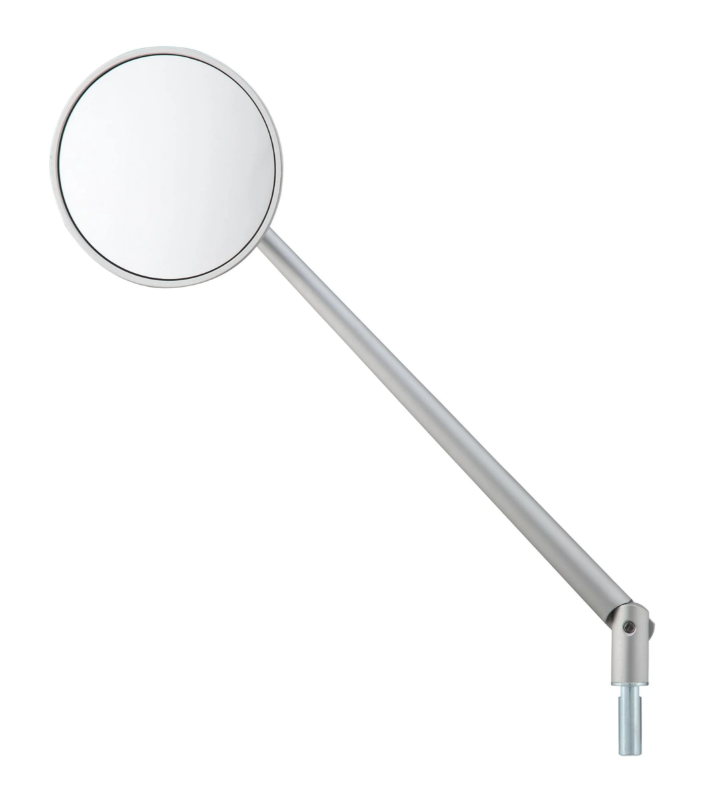 Specchio standard per Vespa, filettatura sinistra, argento opaco
