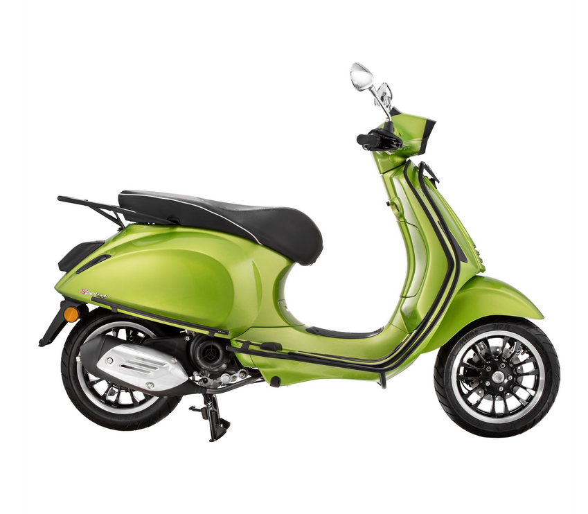 Paragambe per Vespa Primavera /Sprint 50-150cc, nero opaco