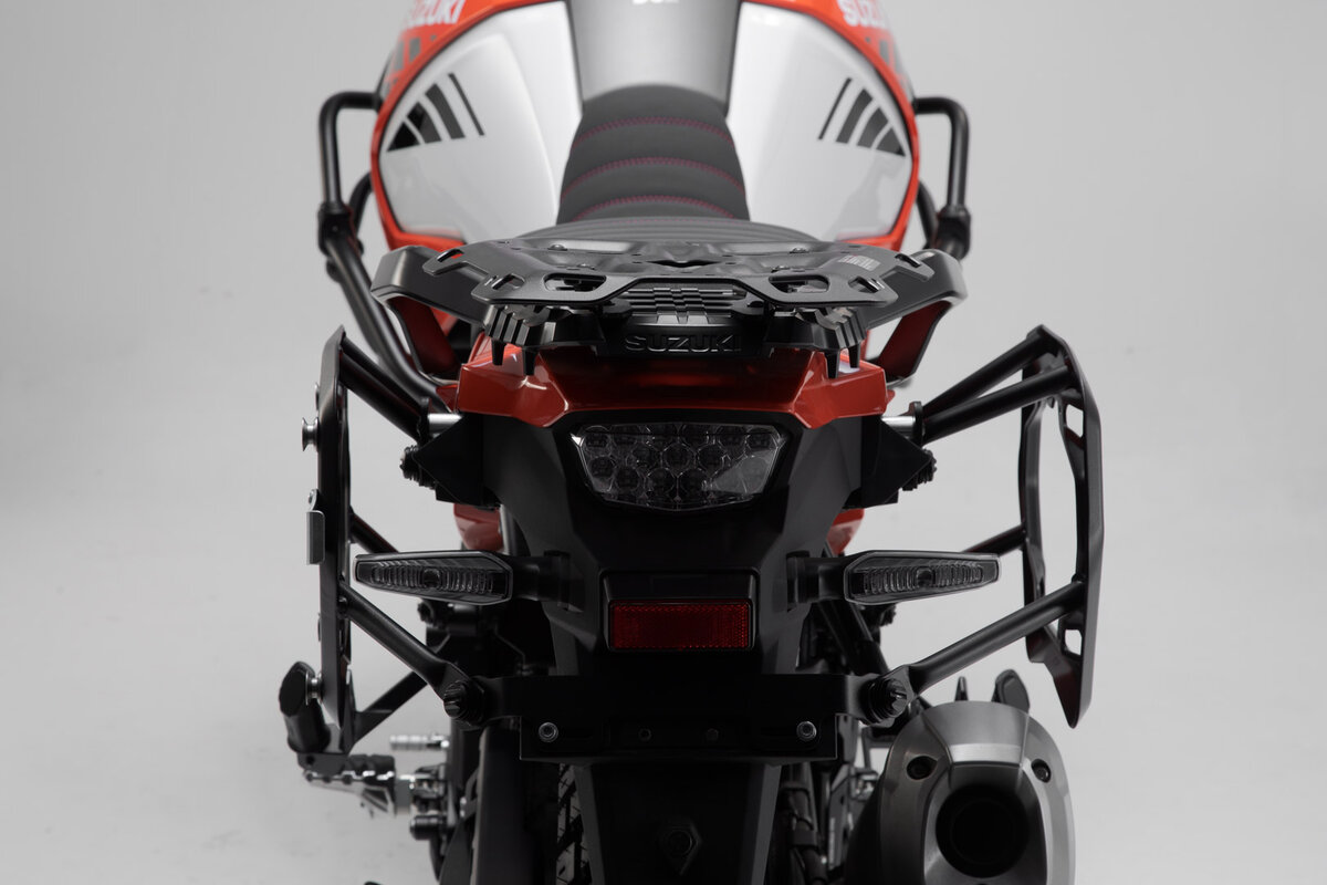 SW-Motech Sistema di valigie in alluminio TRAX ADV argento Suzuki V-Strom 1050 /XT (19-21), WEF0