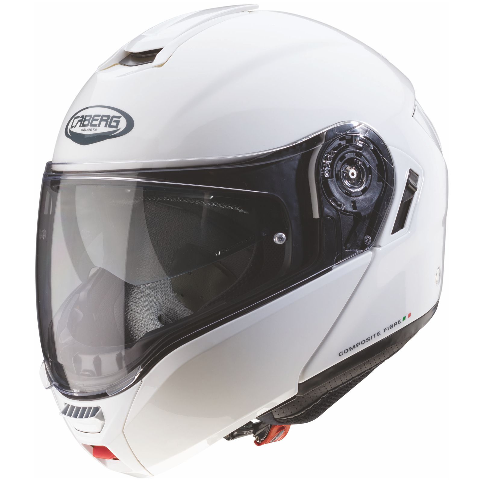 Caberg Casco Levo, bianco metallizzato