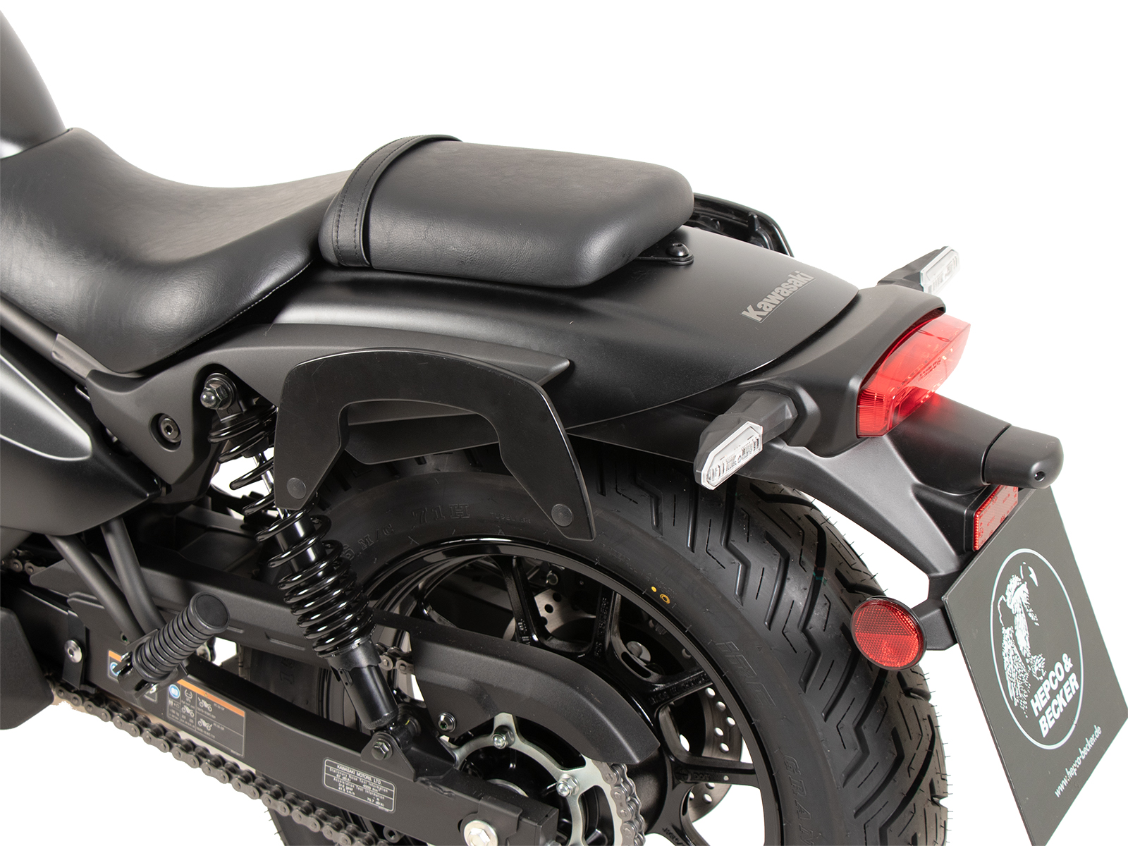 Supporto laterale C-Bow per Kawasaki Eliminator 500 (24-) Hepco & Becker
