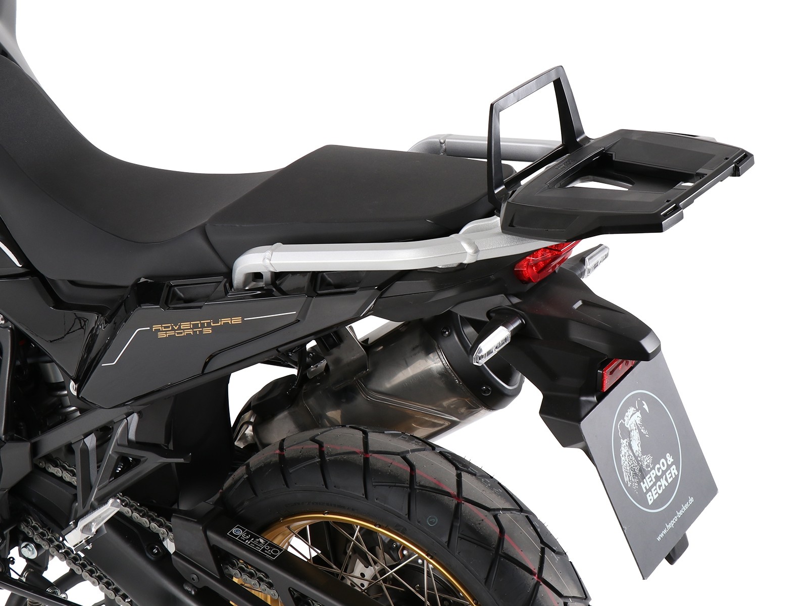 Portabagagli Alurack per portapacchi originale Honda CRF1100L Africa Twin Adventure Sports (Bj.20-)