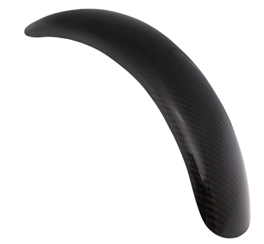 Parafango Garelli Race EVO II senza staffa universale, per Vespa PX 80-200ccm, carbonio trasparente