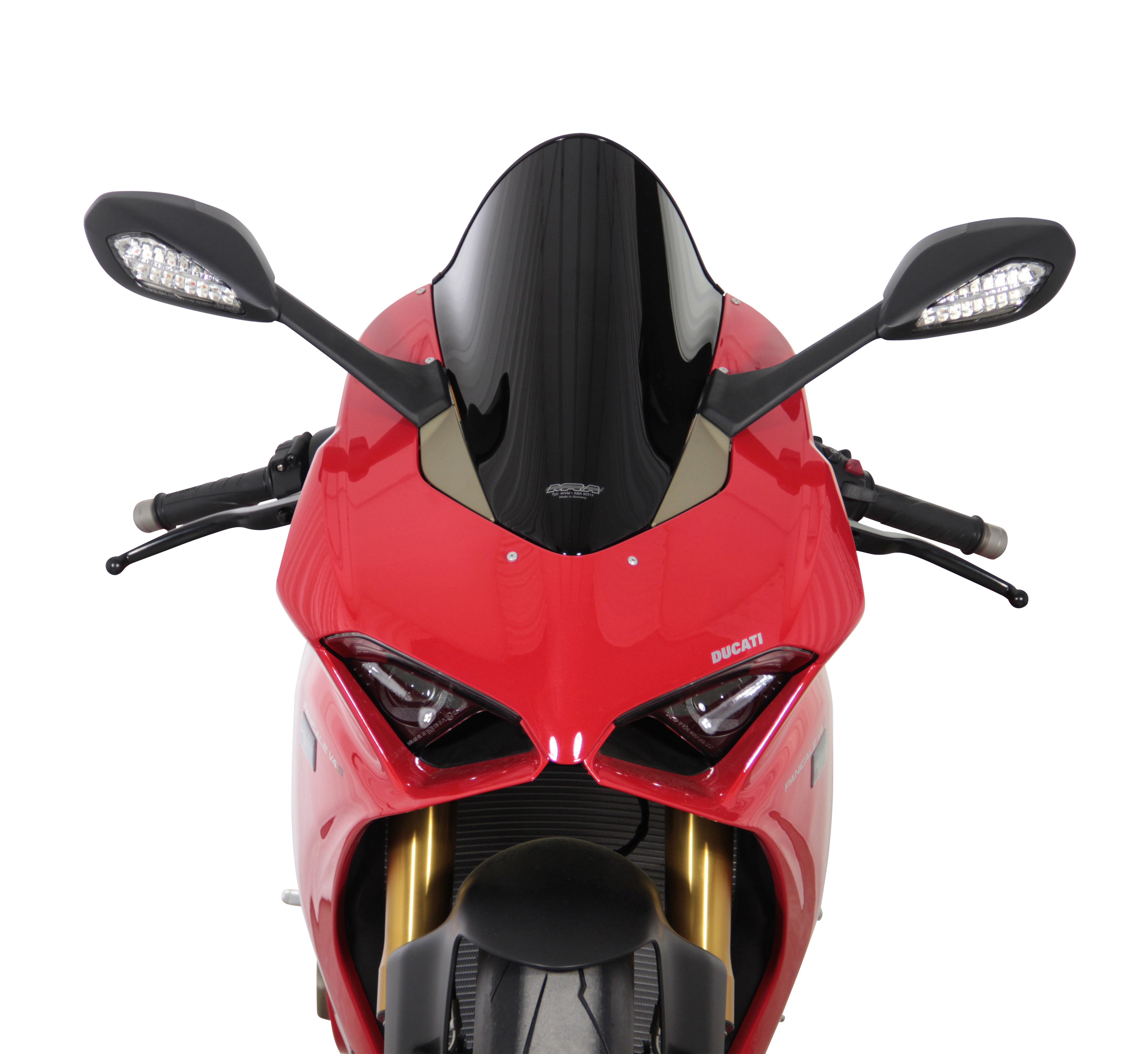 Cupolino "R" nero per Panigale V4 /R /S Orignal MRA