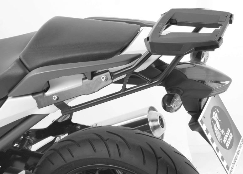 Easyrack portavaligie nero per Honda NC 700 X (12-13) /NC 750 X/ DCT (14-20) Hepco & Becker