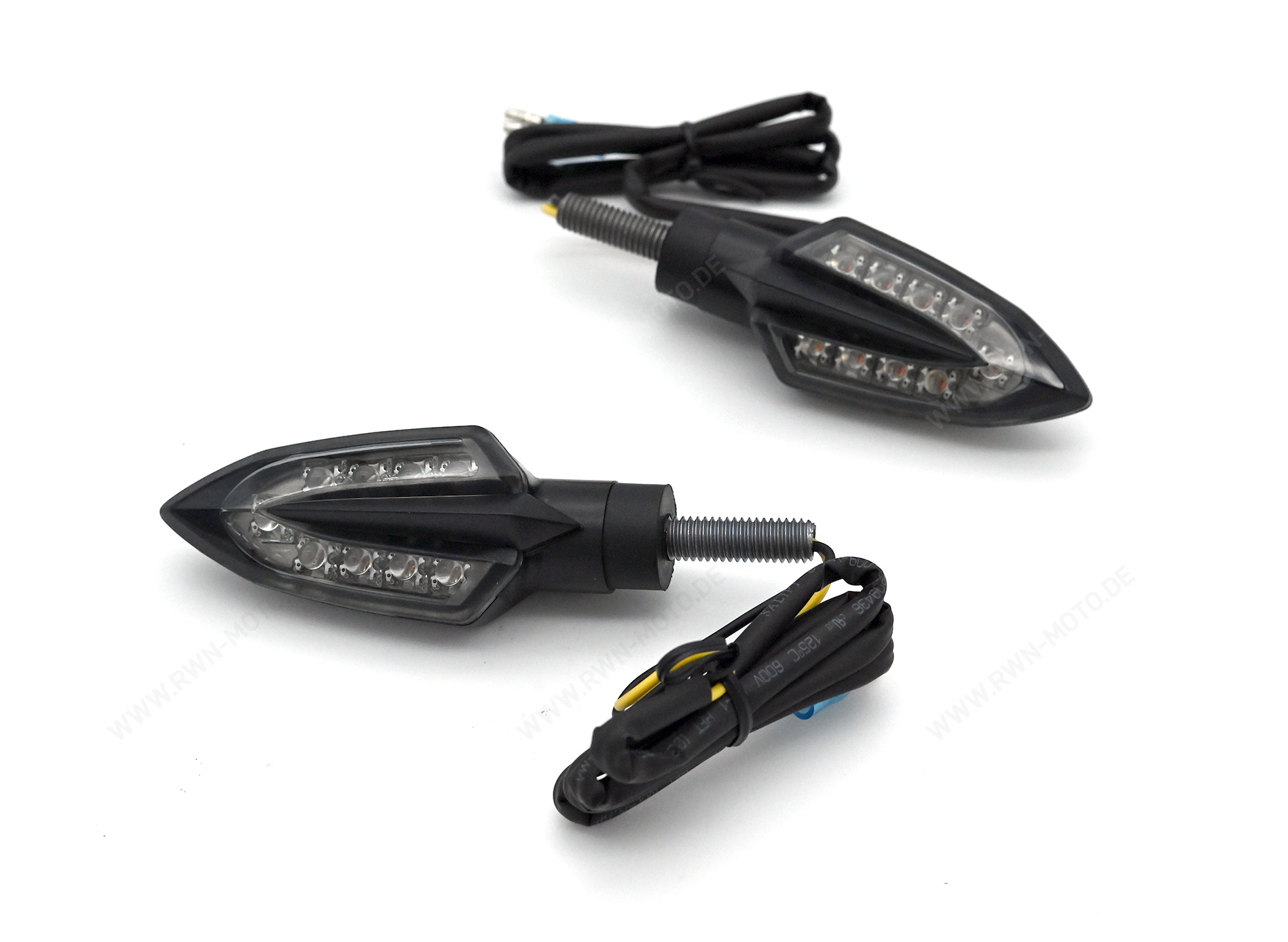 Indicatori di direzione a LED neri originali Yamaha
