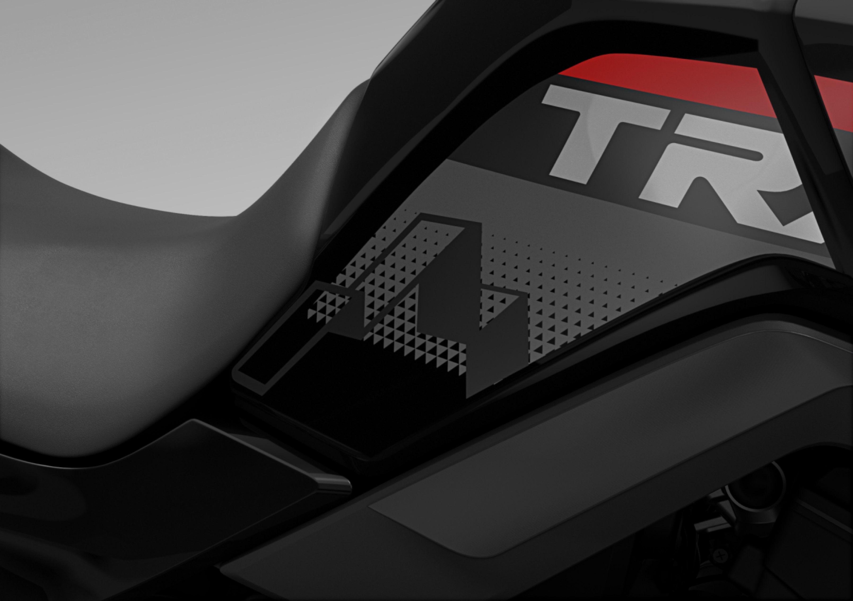 Protezioni serbatoio laterali nere per Honda XL 750 Transalp (25-) Originali