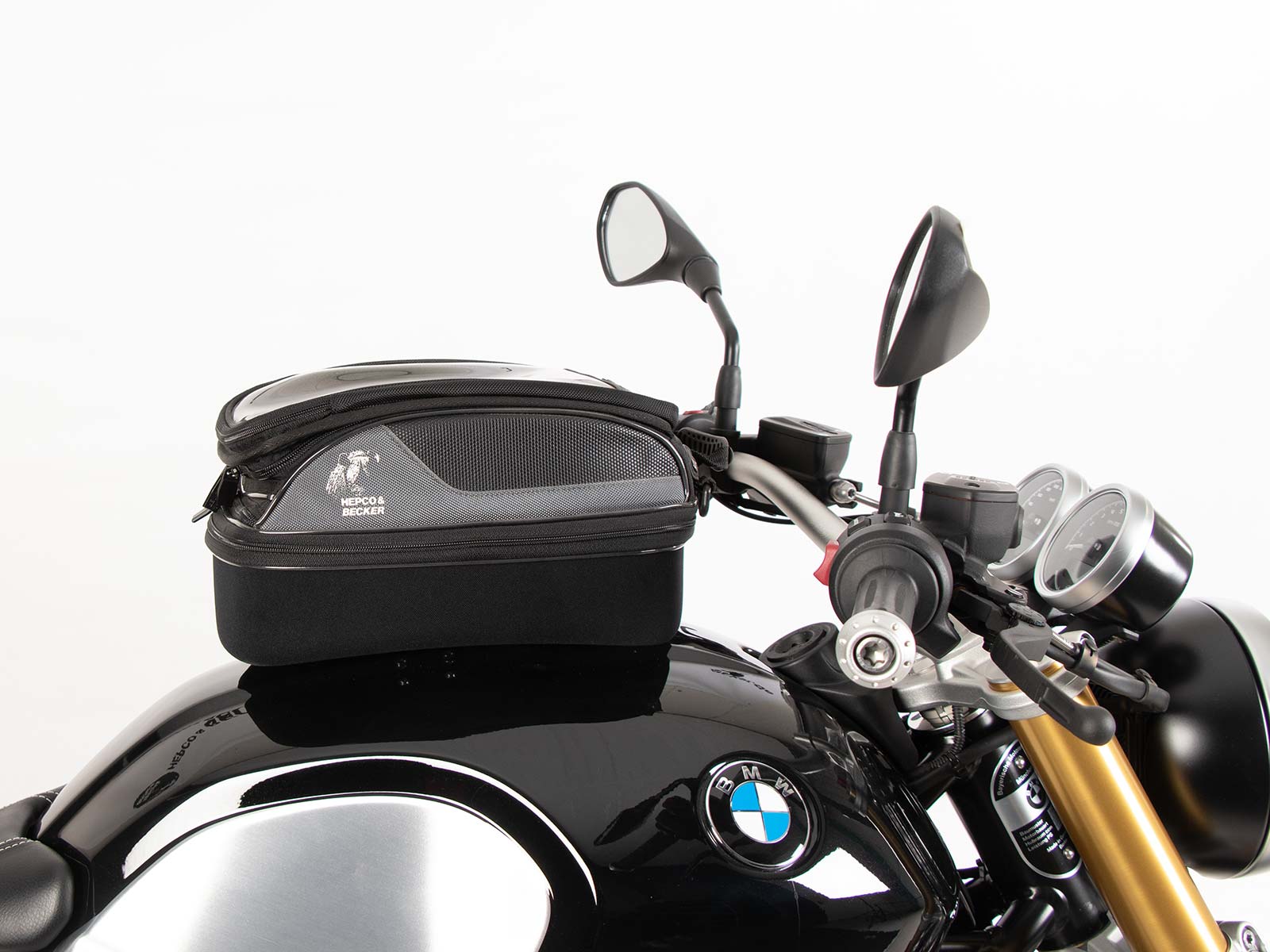 Anello serbatoio di base con blocco borsa serbatoio per BMW R nineT (14-16) Hepco & Becker