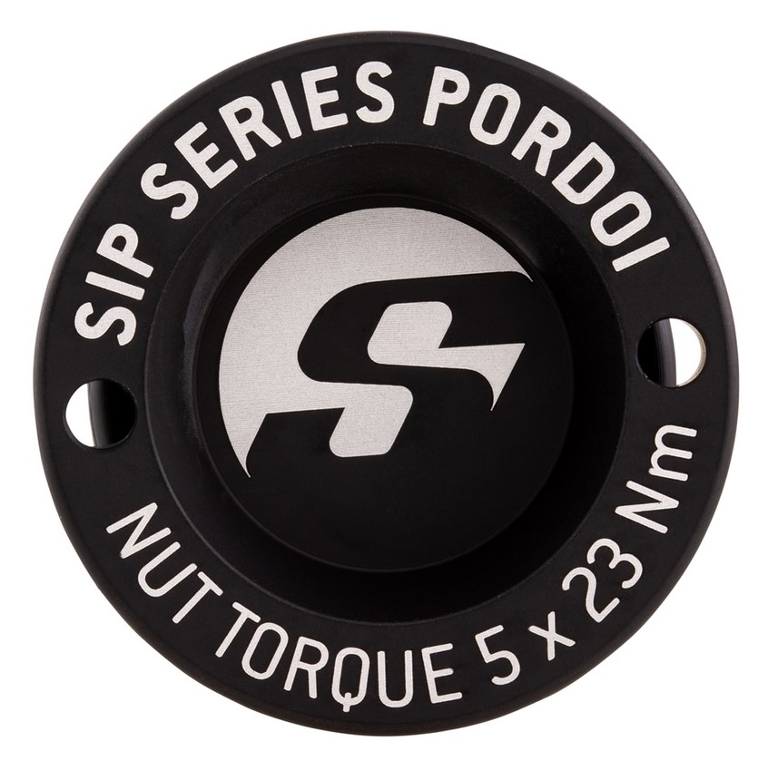 Tappo parapolvere 12" cerchio anteriore per Vespa GTS/​GTS Super/​GTV/​GT 125-300ccm, nero opaco