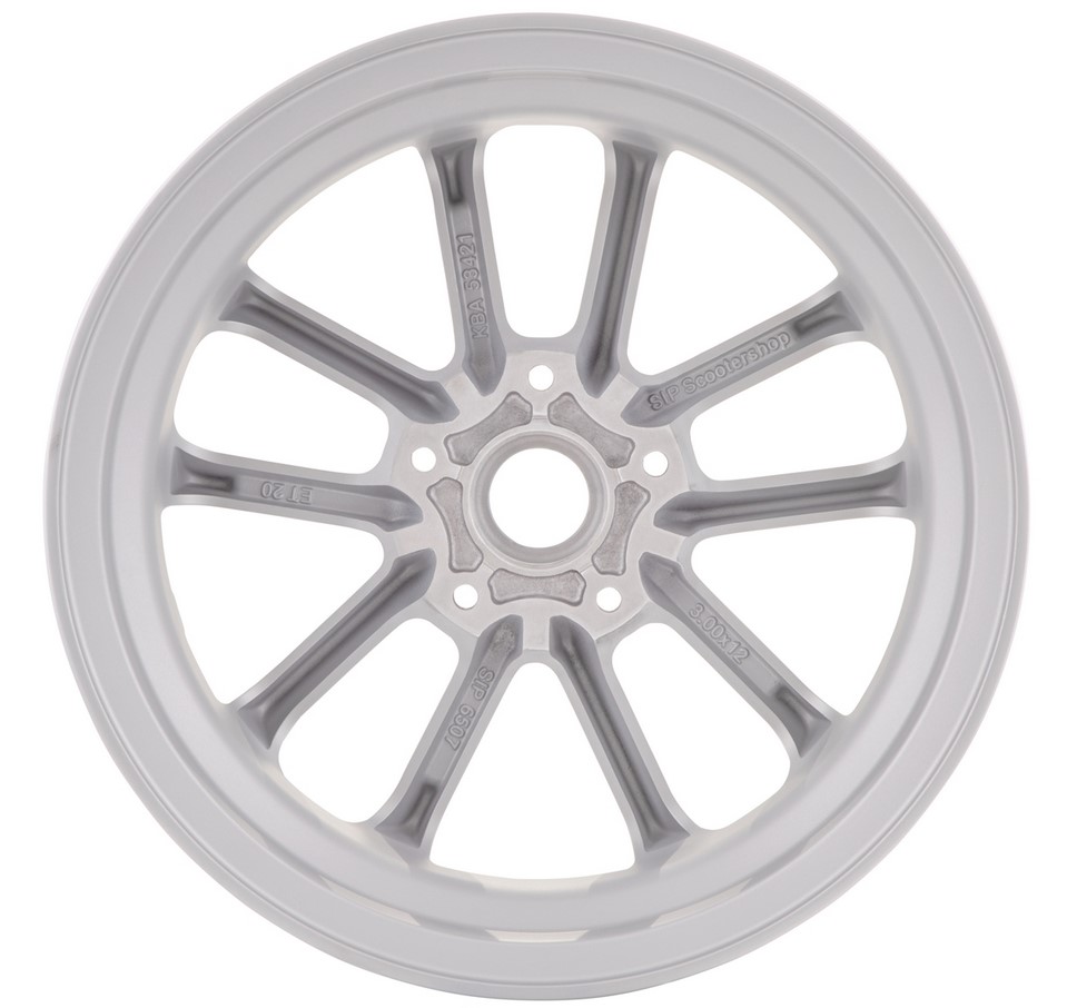 Cerchio anteriore/posteriore 12" per Vespa GTS/​GTS Super/​GTV/​GT 60/​GT/​GT L 125-300ccm, argento