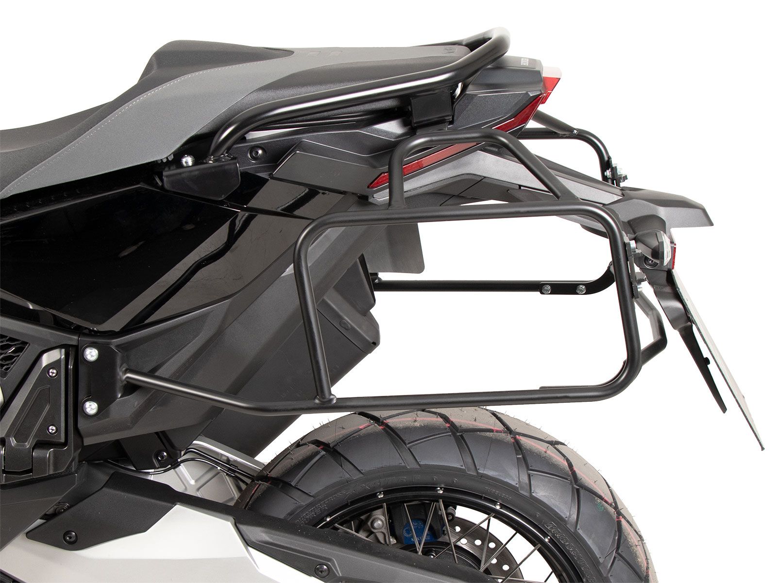 Portavaligie laterale fisso nero per Honda X-ADV (25- ) Hepco & Becker