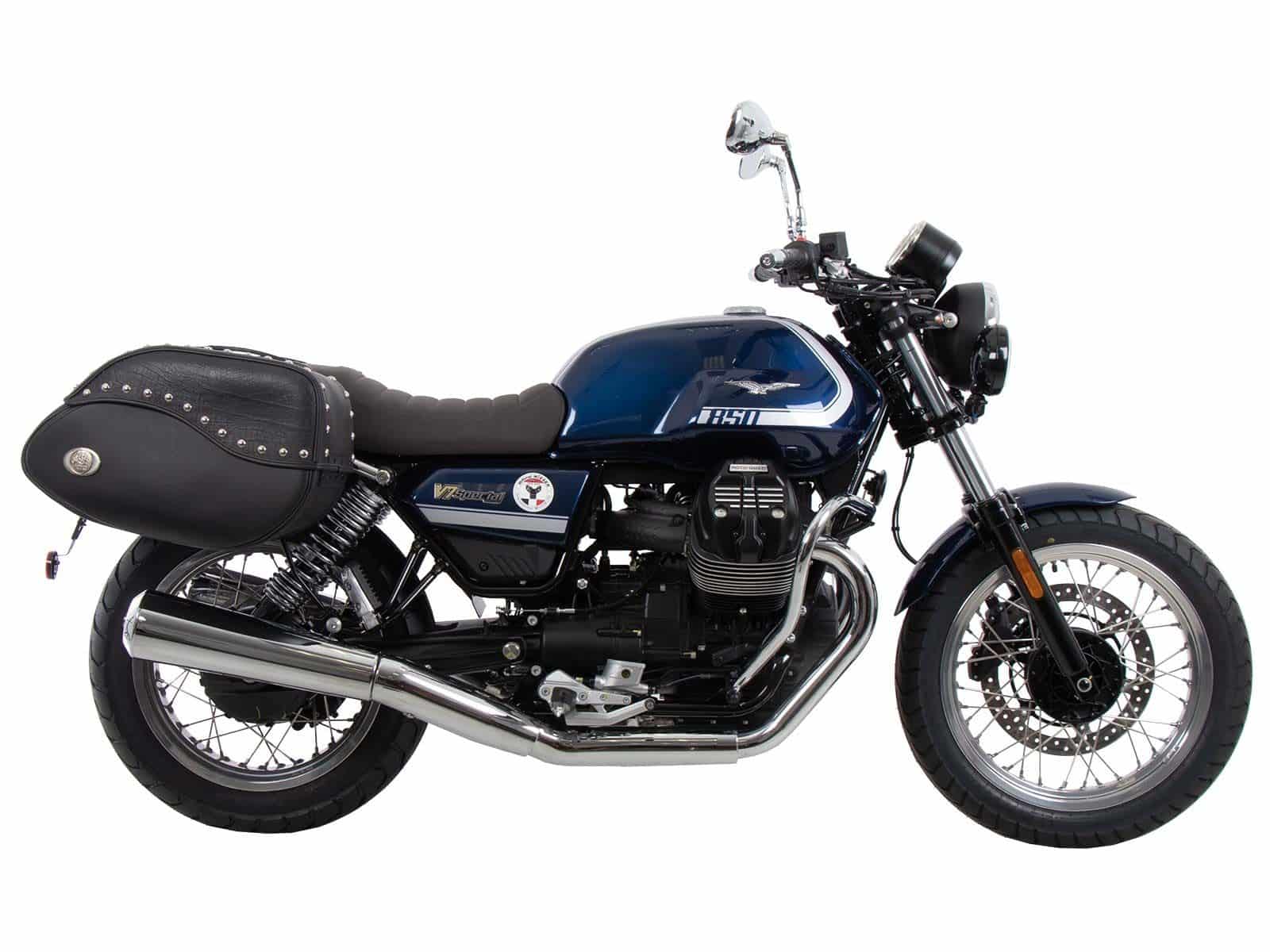Portapacchi laterale C-Bow cromato per Moto Guzzi V7 850 Special (25- ) Hepco & Becker