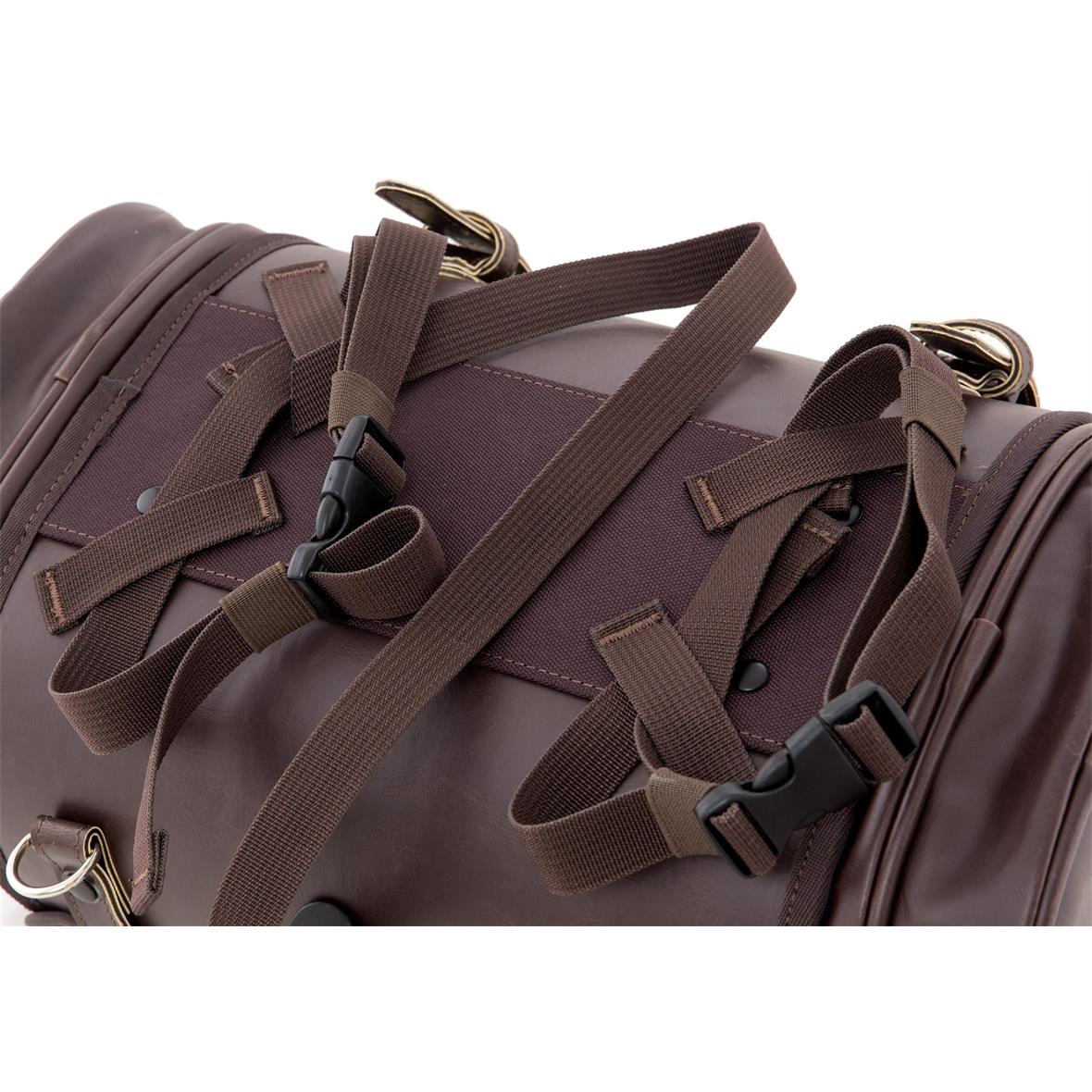 Borsa "Classic" piccola per Vespa - marrone scuro, finta pelle
