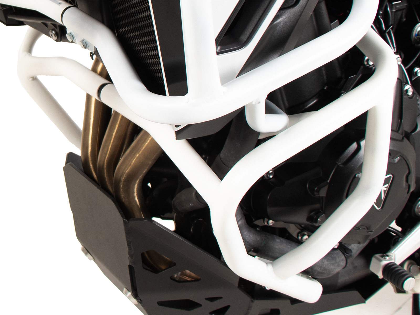 Protezione motore bianca per Triumph Tiger 900 GT / Pro (24-) Hepco & Becker