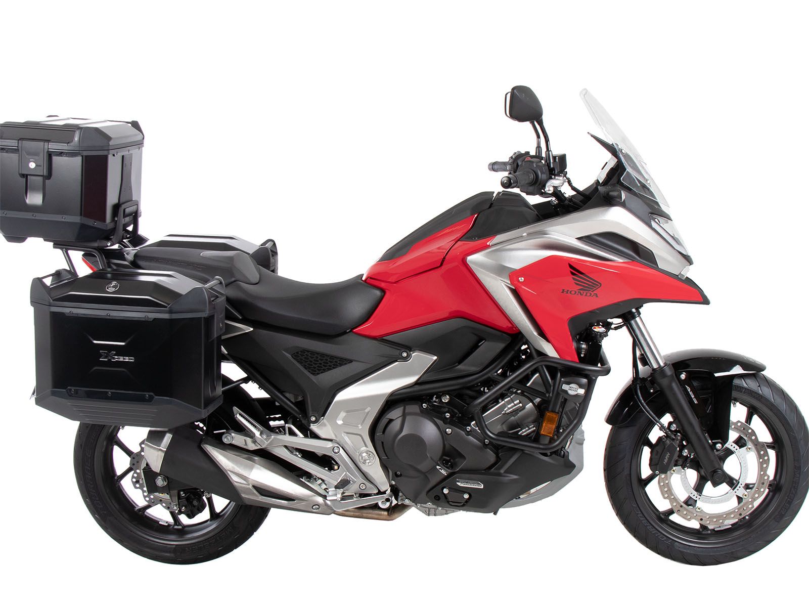 Portavaligie Alurack nero per Honda NC 750 X /DCT (21-) Hepco & Becker