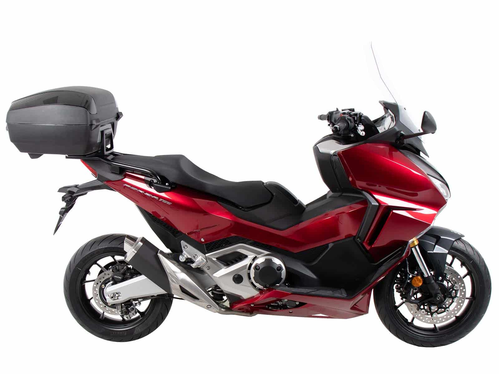 Portapacchi in alluminio nero per Honda NSS 750 Forza (21-) Hepco & Becker