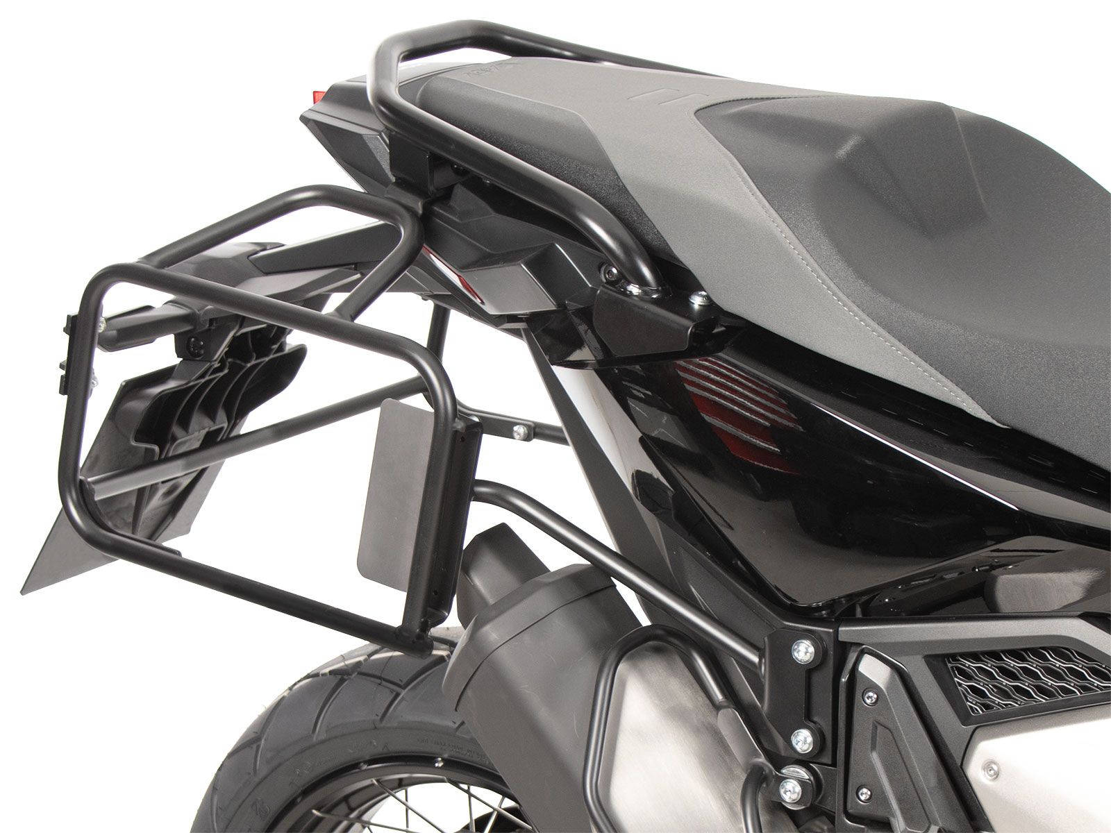 Portavaligie laterale fisso nero per Honda X-ADV (25- ) Hepco & Becker