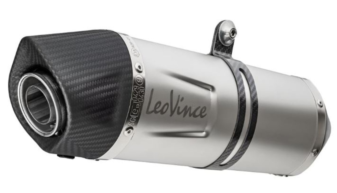 Silenziatore LeoVince LV One Evo Slip On in acciaio inossidabile per CF Moto / Husqvarna / KTM