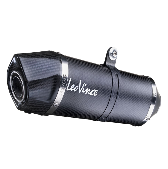 Impianto di scarico LeoVince SBK LV One Evo 2, carbonio, impianto completo per Z 650 / Ninja 650 (Bj.17-19)