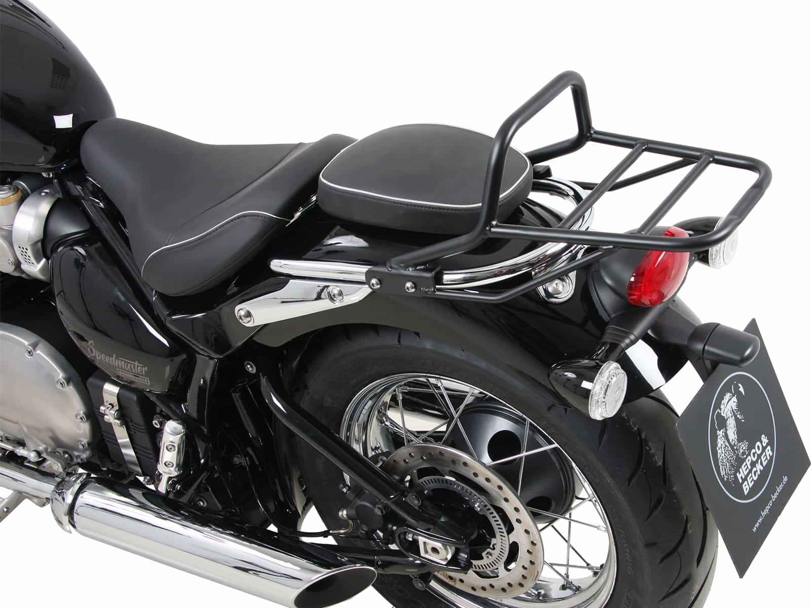 Portapacchi nero per Triumph Bonneville Speedmaster (18-) Hepco & Becker