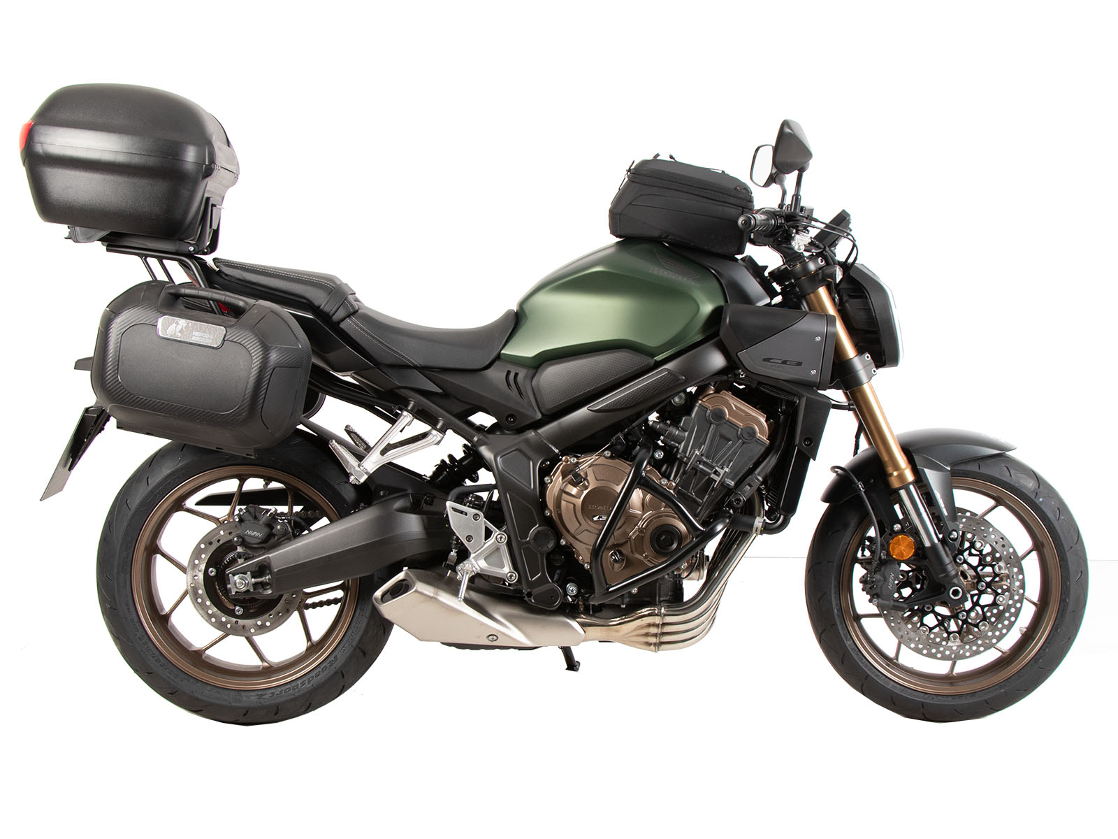 Portavaligie in alluminio per Honda CB 650 R / E-Clutch (24-) Hepco & Becker