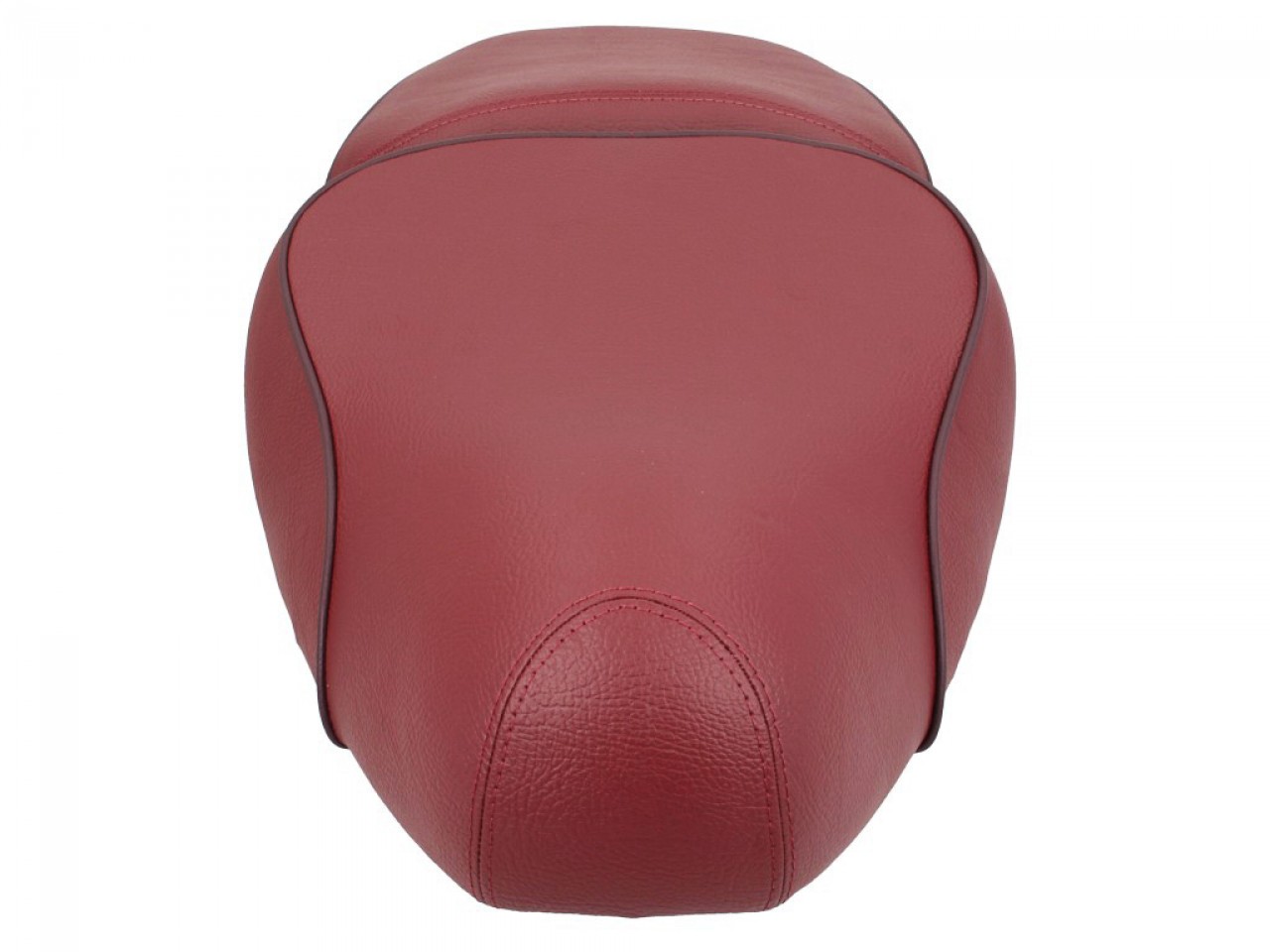 Vespa 2 posti panca in vera pelle rossa per LX 50-150cc Touring, ET2/ET4 /LX/LXV/S 50-150ccm-