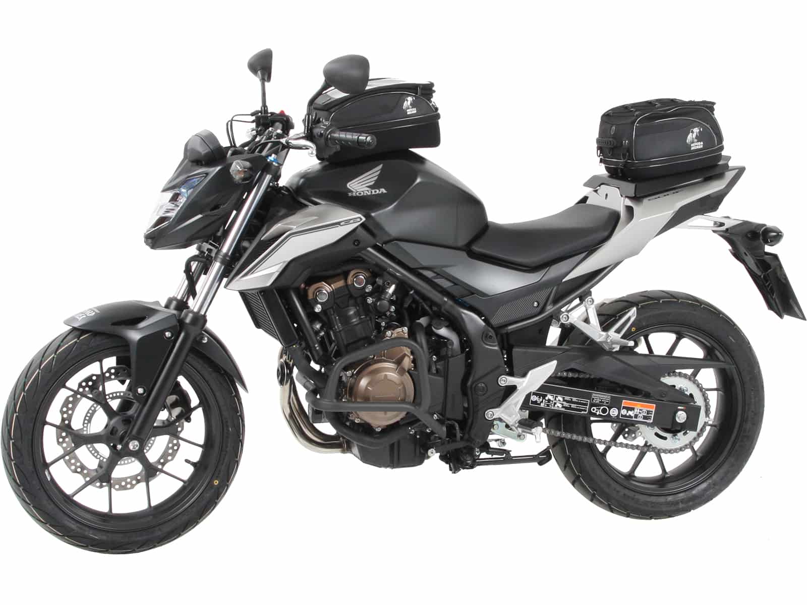 Portapacchi sportivo nero per Honda CB 500 F (19-23) Hepco & Becker