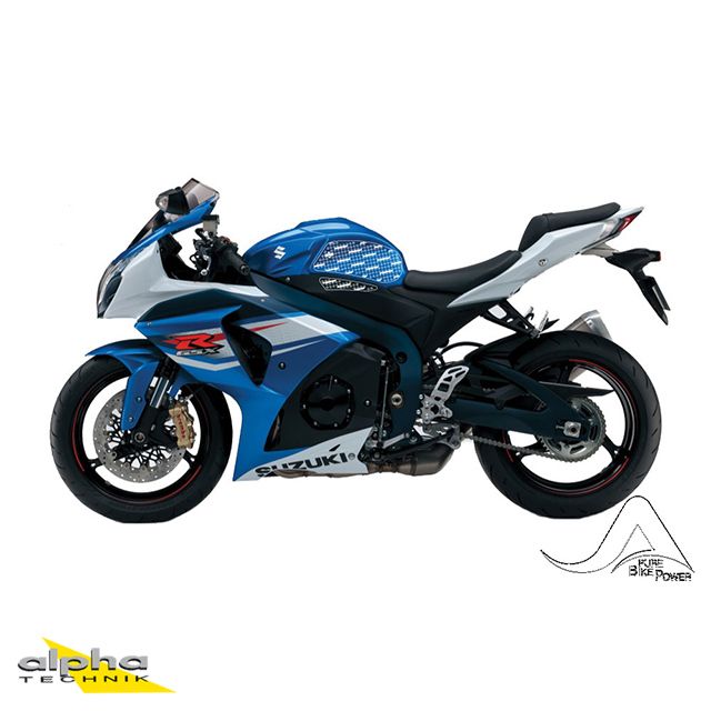 Stompgrip chiaro Volcano per Suzuki GSXR1000, 2009-2016