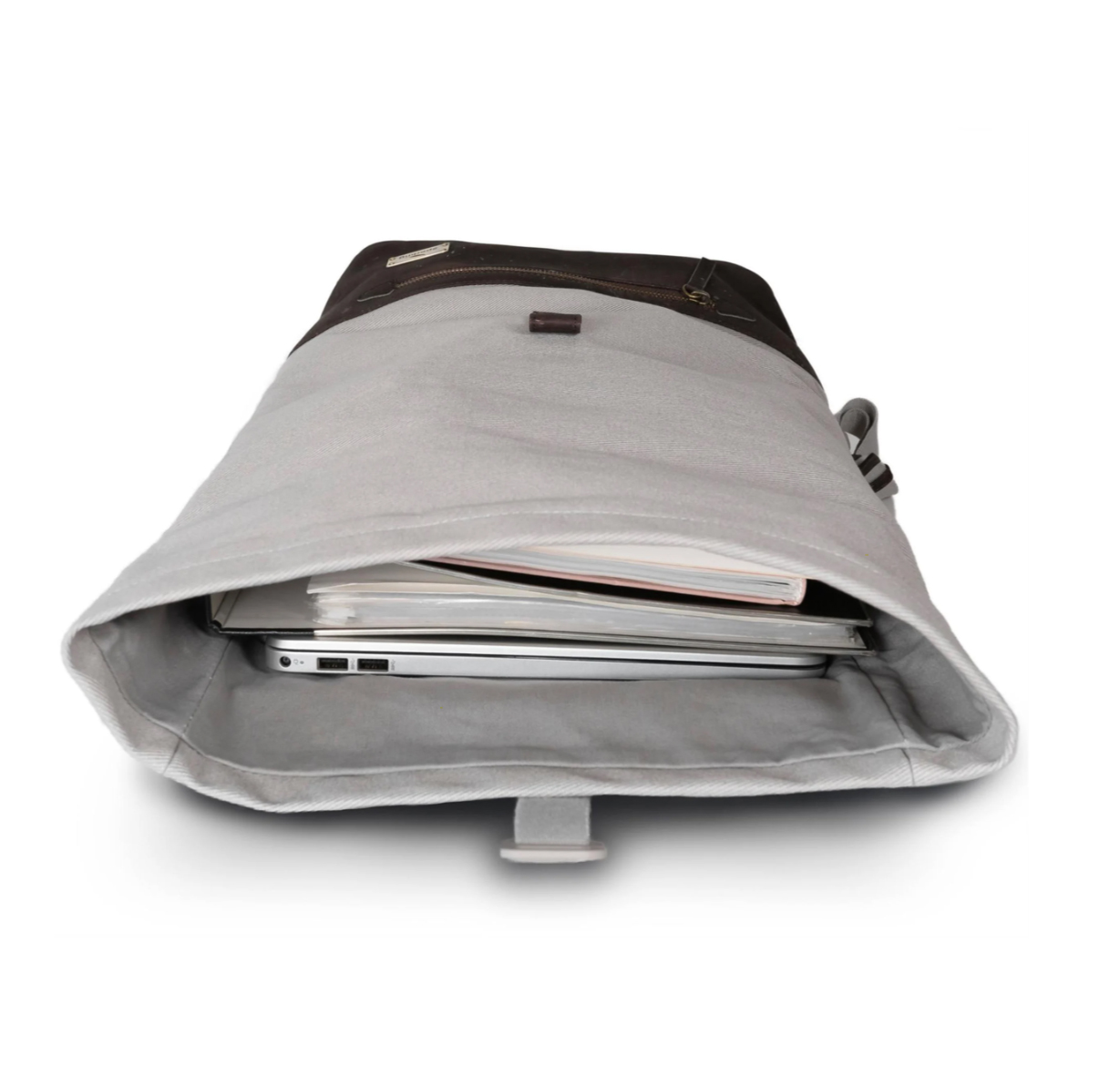 Zaino Sperling VESPA-Rider Night "SIP Edition" - grigio/marrone sughero