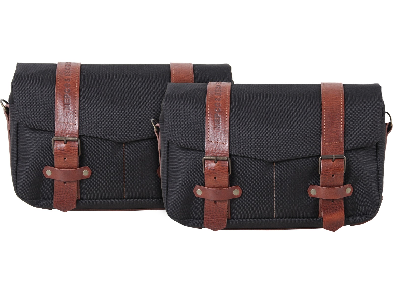 Set di borse da corriere LEGACY M/M nero per portapacchi C-Bow Hepco & Becker