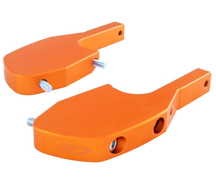Adattatore poggiapiedi per Vespa GTS/GTS Super/GTV/GT 60/GT/GT L 125-300cc, arancio opaco