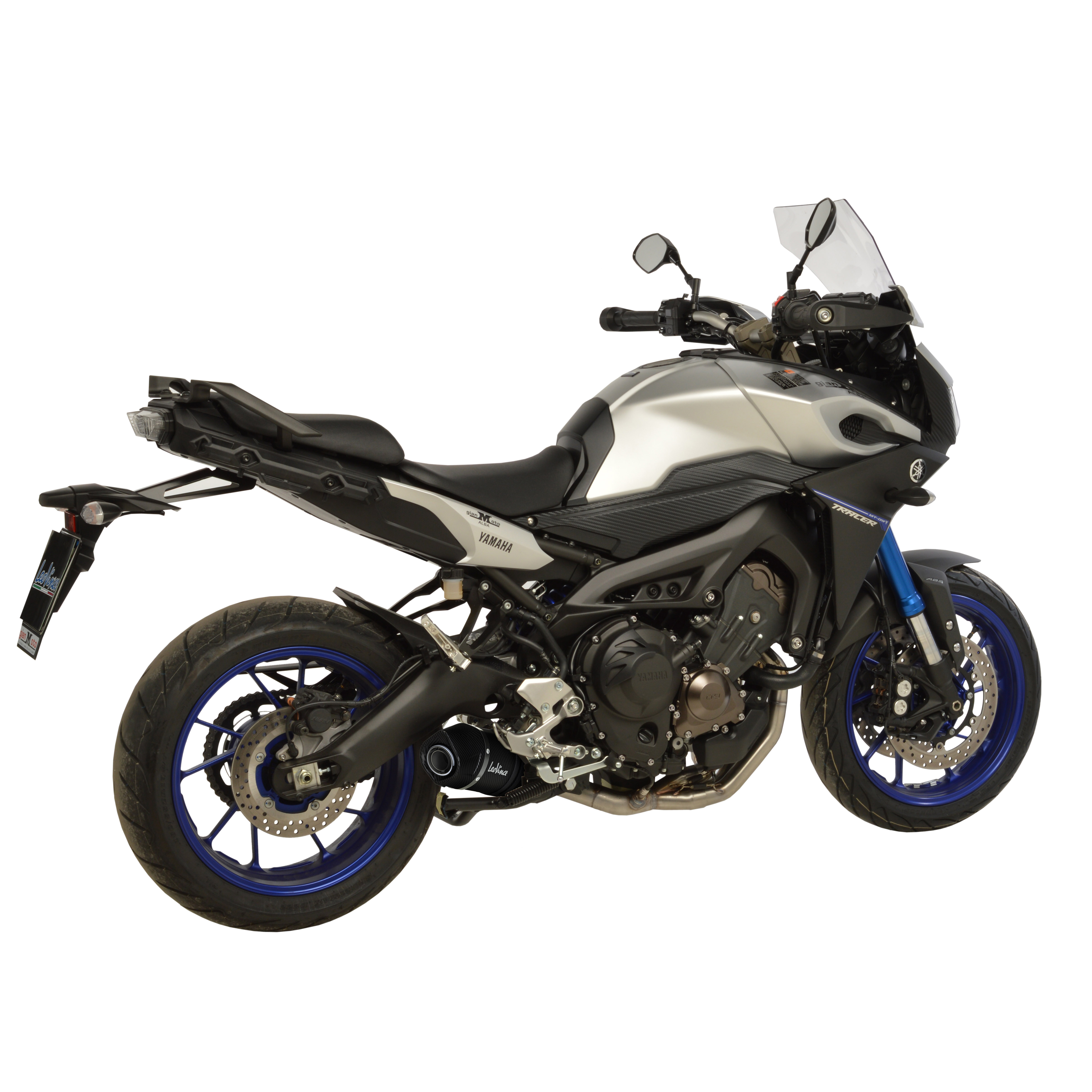 Impianto di scarico LeoVince completo SBK LV One Evo 2, carbonio per Tracer 900 / FJ-09 Tracer (Bj.15-16)