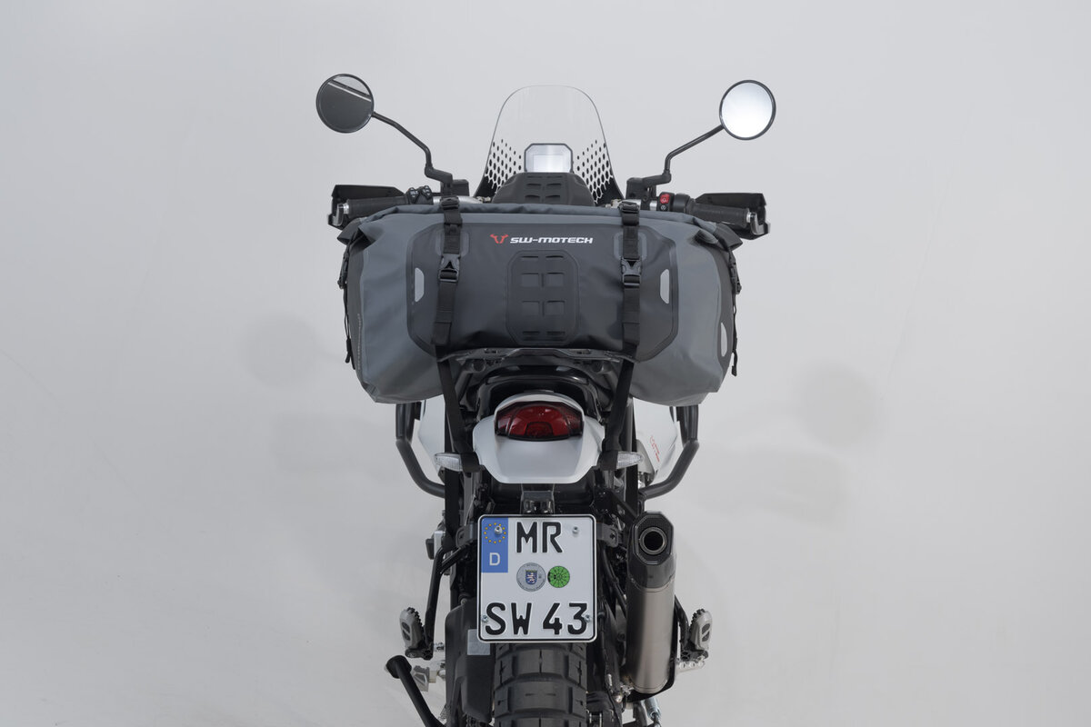 Borsa posteriore Drybag 350 per Aprilia RSV 4 Tuono 1100, nero/grigio - SW Motech