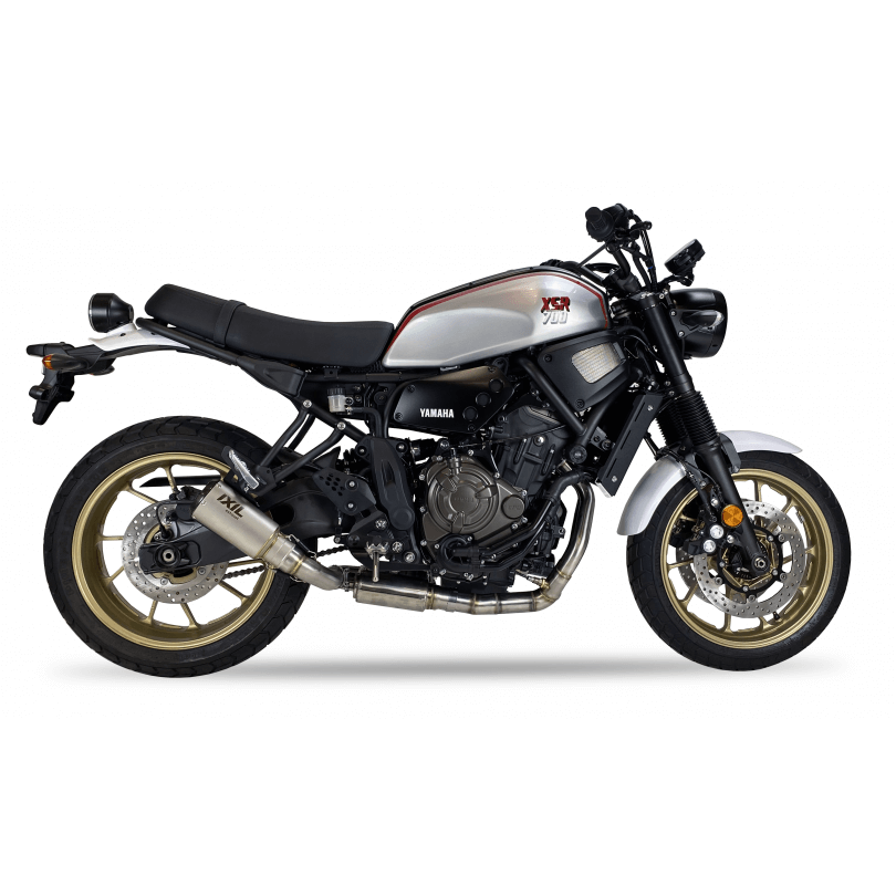 IXIL RB sistema completo con convertitore catalitico per Yamaha XSR 700, acciaio inox, omologazione E, Euro3+4