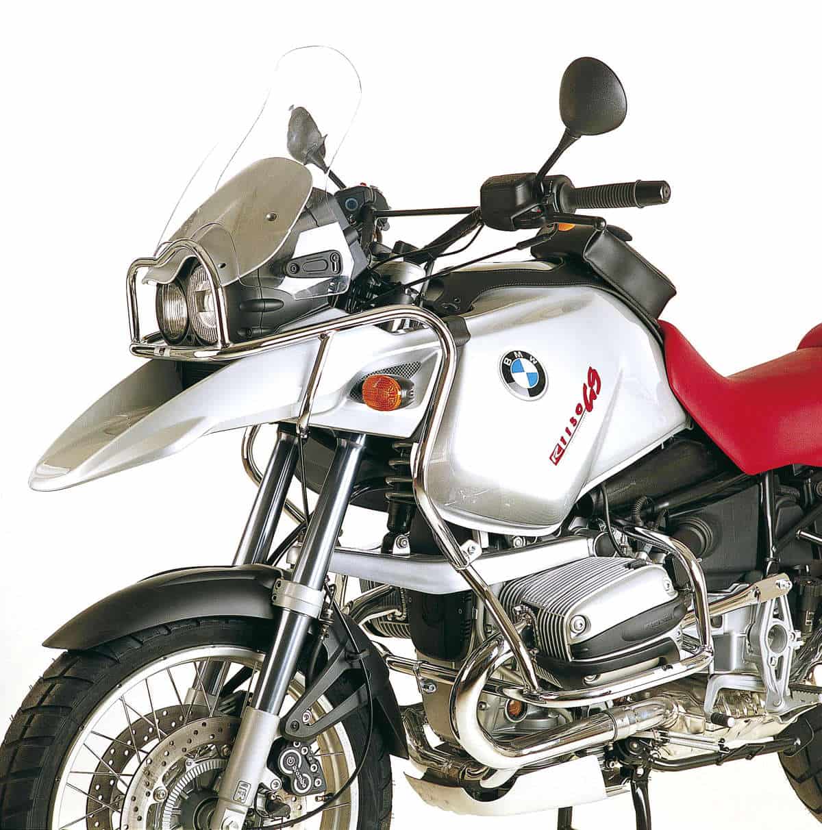 Protezione serbatoio cromata da abbinare al paramotore per BMW R 1150 GS (00-04)