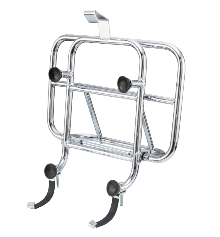 Portapacchi anteriore per Vespa GTS/GTS Super/GTV/GT 60/GT/GT L 125-300cc, pieghevole, cromato