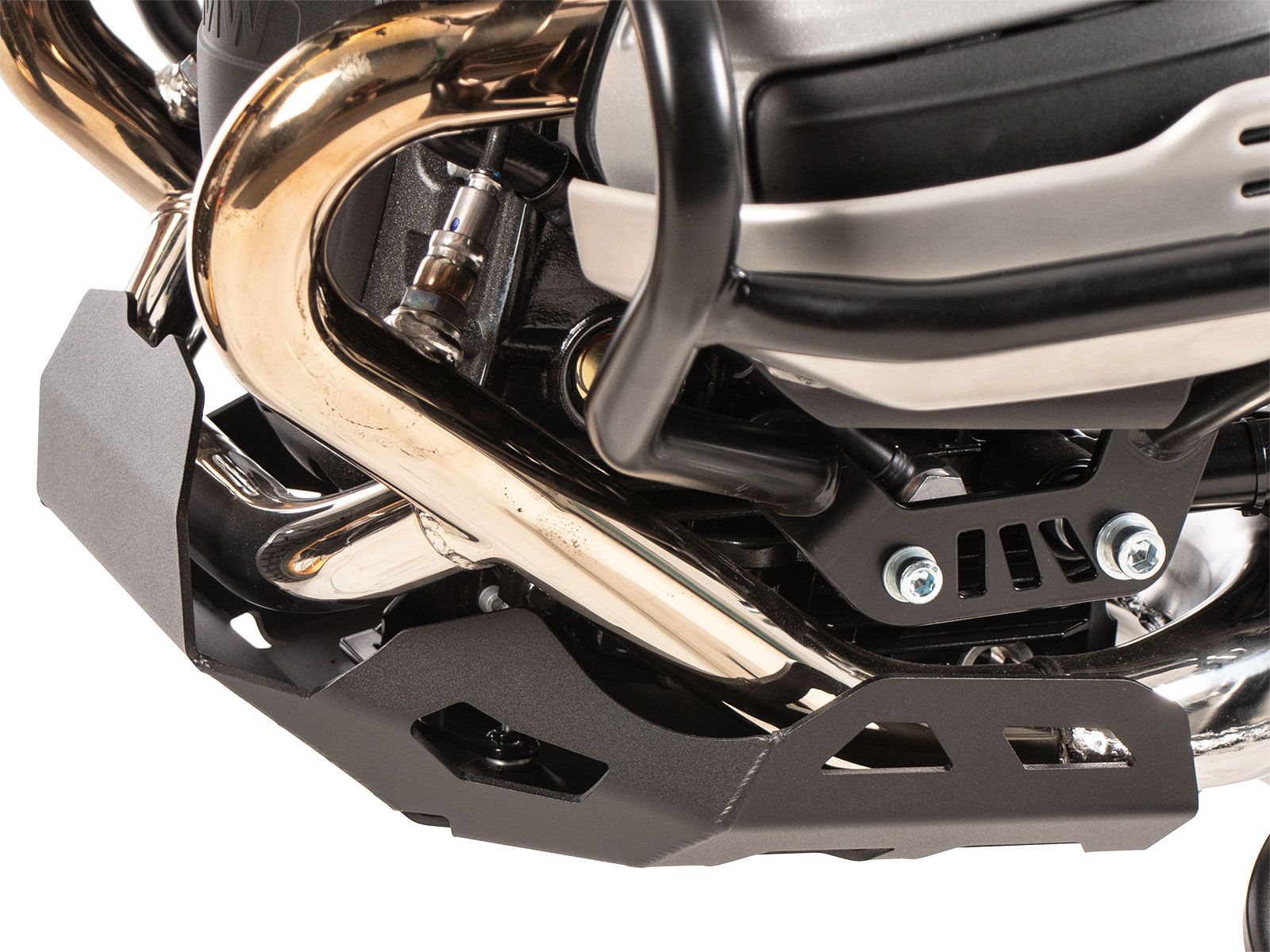 Piastra di protezione motore nera per BMW R 12 G/S (25-) Hepco & Becker