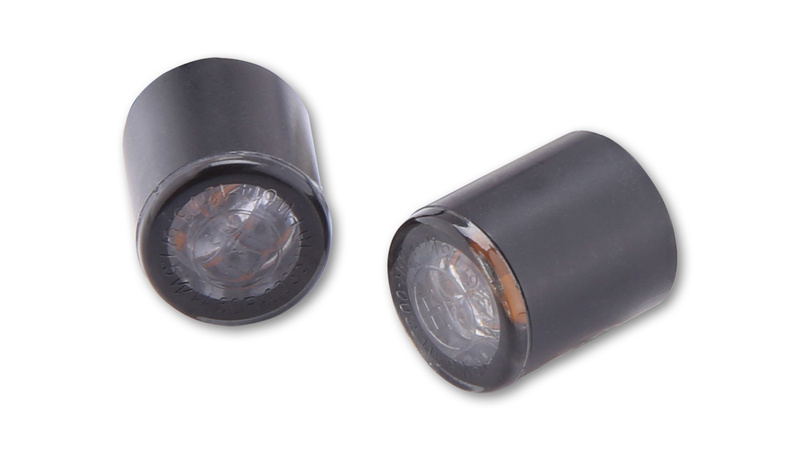 HIGHSIDER pro Proton modulo LED indicatore/luce di posizione nero/tonico 2in1, omologato E (coppia)