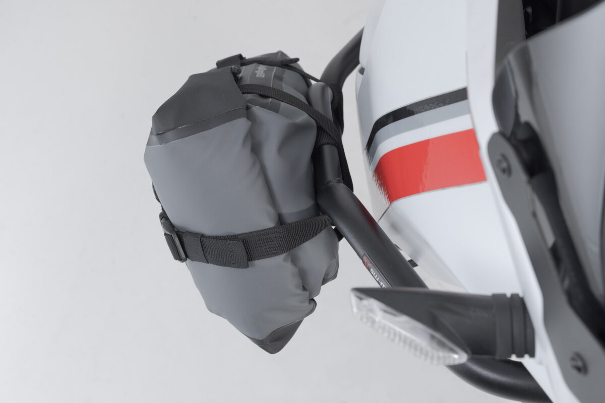 Drybag 80 per Aprilia RSV 4 Tuono 1100 /RR /Factory, nero / grigio - SW Motech