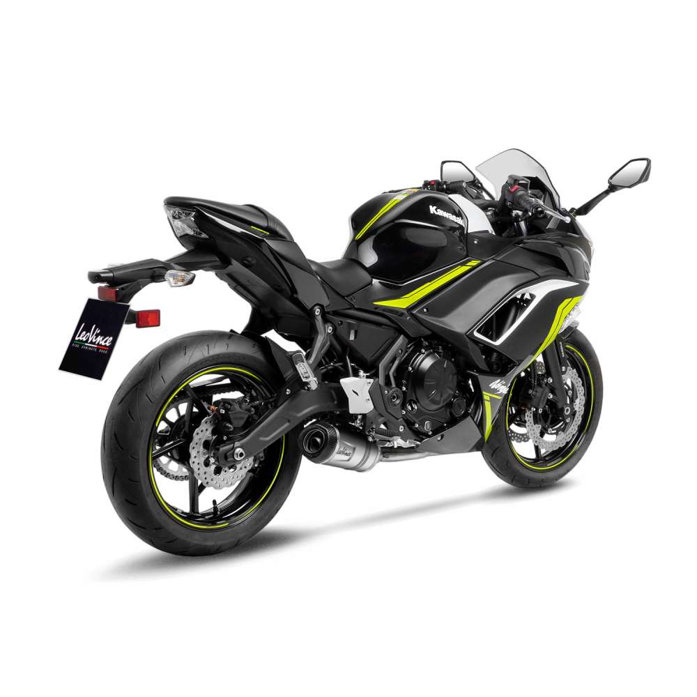 LeoVince sistema completo LV One Evo per Kawasaki Ninja /Versys /Z 650, argento, omologazione E