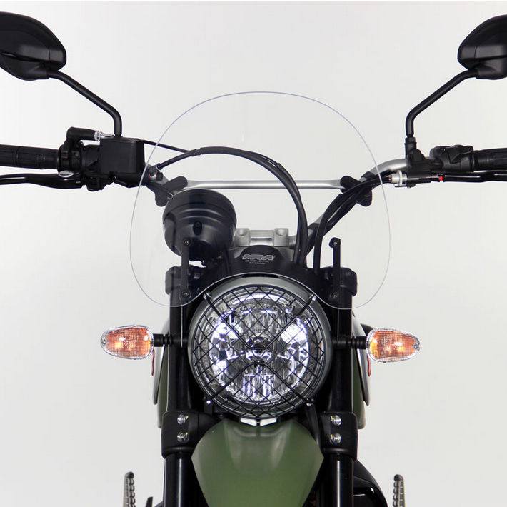 Cupolino Touring MRA "NT" per Ducati Scrambler 800 (Bj.15-18) nero