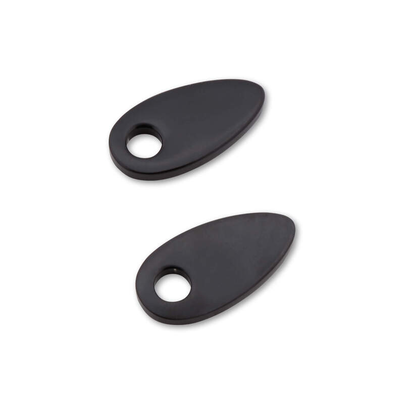 Piastre di montaggio intelligenti HIGHSIDER Distanziatore Indy Alluminio nero