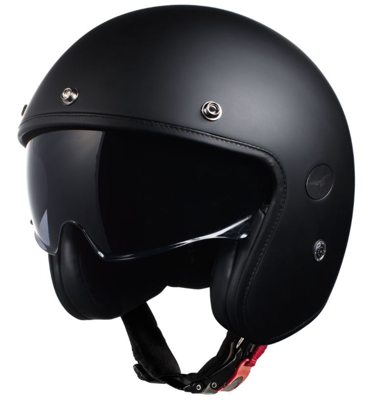 Casco Moto Guzzi jet Carbon nero