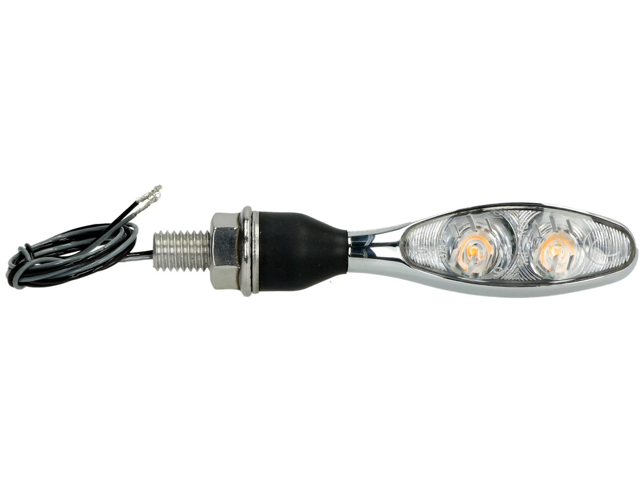 Indicatore Kellermann, Micro 1000 Extreme, acciaio, LED, V/H, L/R, 12 V, cromo lucido, M8x20