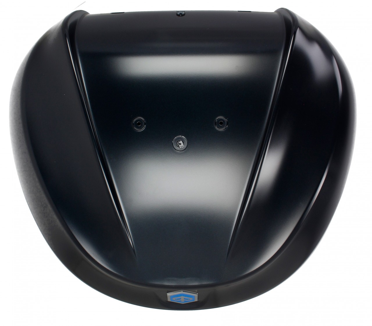 Kit bauletto 36L. nero opaco metallizzato N12 Originale Piaggio per Beverly HPE (incl. piastra di montaggio)