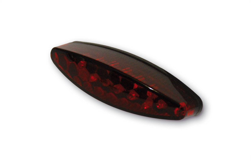 HIGHSIDER pro Little Number1 Fanale posteriore a LED nero/rosso Con luce targa (1 pezzo)